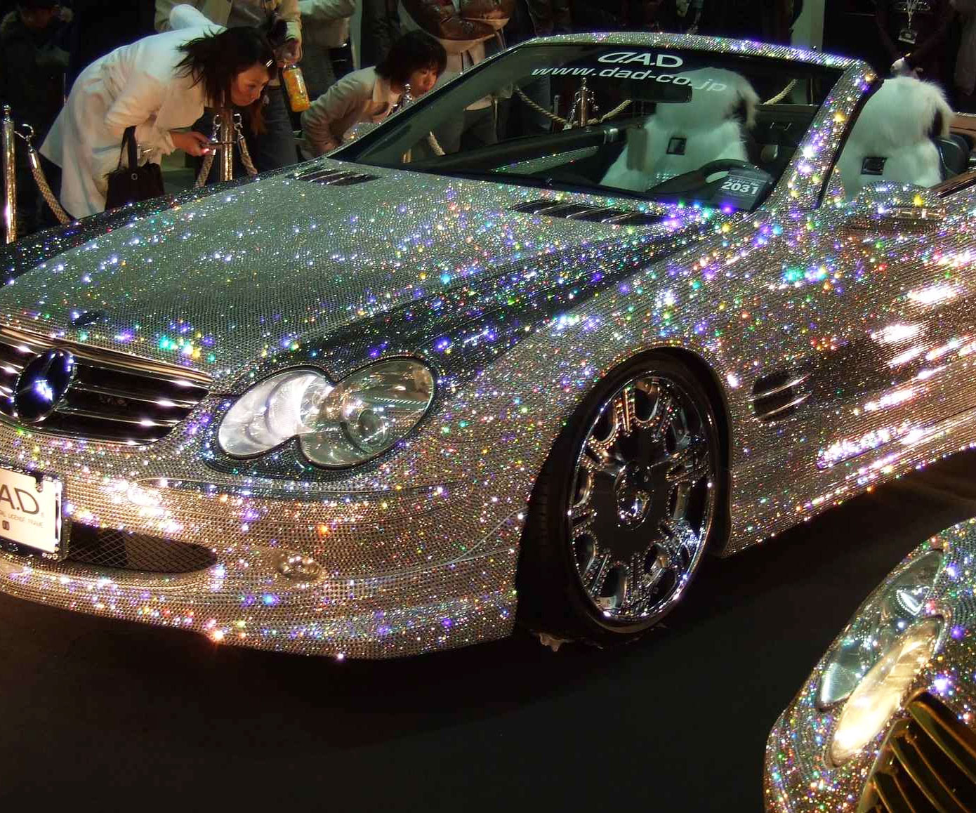 Mercedes covered crystal #2