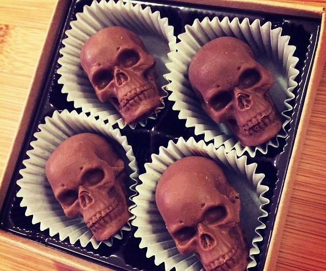 Chocolate Skull Truffles