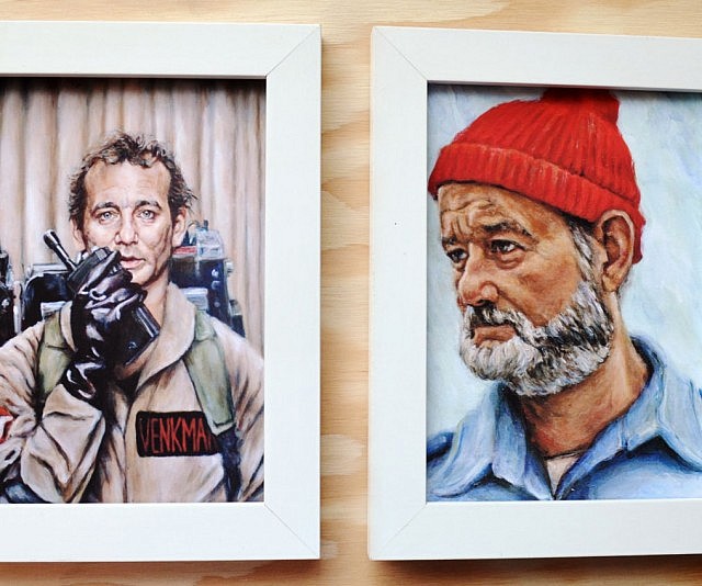 Bill Murray Character Paintings